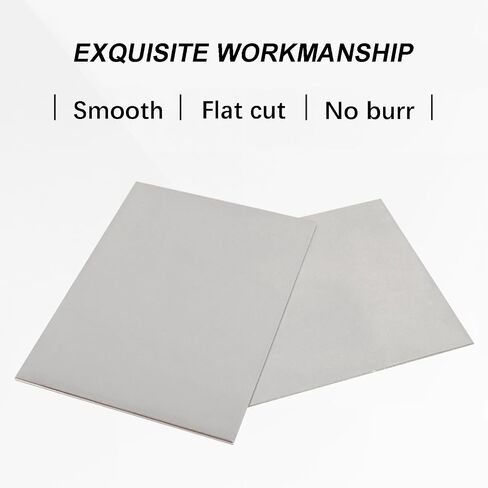 TEN-HIGH 2 Pack 22 Gauge Mild Steel Sheet Metal Plate 12 x 16 Inch Cold Rolled Steel Plate for Professional Industrial Use and DIY Projects - Smooth Surface, Easy to Form and Weld in Kuwait