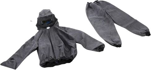 Naroote Protective Sandblasting Suit Rubber Cloth Split Type Full Body Safety Work Overalls with Arc Shaped Top in Saudi Arabia