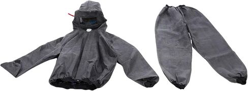 Naroote Protective Sandblasting Suit Rubber Cloth Split Type Full Body Safety Work Overalls with Arc Shaped Top in Saudi Arabia