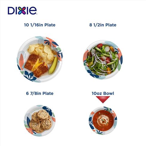 Dixie Disposable Paper Bowls 10oz, 35 CT in Saudi Arabia