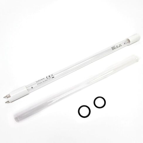 مجموعة صيانة Aquasana البديلة لمصباح الأشعة فوق البنفسجية AQ-UV-L330C، كم كوارتز مقاس 14.7 بوصة AQ-UV-Q330 مع مجموعة صيانة الحلقات الدائرية لنظام المياه AQ-UV-10C، متوافق مع OEM ممتاز، مضمون لمدة عام واحد in Kuwait