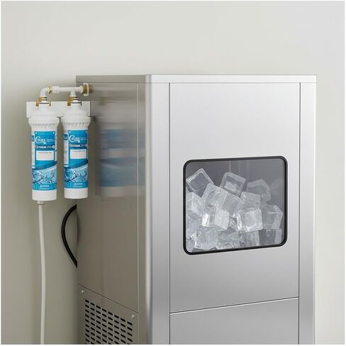 خرطوشة فلتر مياه C Pure Oceanloch+ M مكونة من قطعتين - 1 ميكرون، 1.67 جالون في الدقيقة - متوافقة مع أنظمة Ice-O-Matic IOMQ، IFQ1، IFQ2 - مرشحات بديلة لتقليل الطعم والرائحة الكريهة in Kuwait