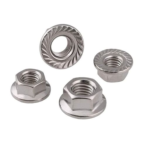 40pcs M5 Hexagon Flange Nuts, Carbon Steel Nickel Plated for Hammer Head Bolt T Screw T-Slot Aluminum Profile,High Strength，Dedicated for T-Bolt Flange Nuts in Saudi Arabia