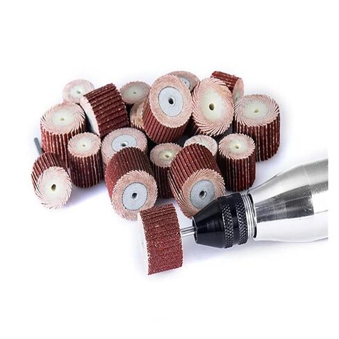 11PCS Sanding Flap Set with 3mm Shank Grinding Wheel Head Sander Abrasive Tools Sandpaper Rust Removal(80_10MM) in Saudi Arabia
