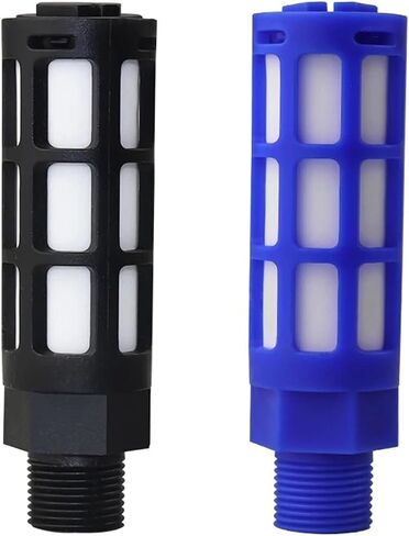 10Pcs Pneumatic Plastic Exhaust Muffler Air Silencer 1/8 1/4 3/8 1/2 Male Thread Sound Absorbing Filter Slip Lock(PSL-01 BULE) in Saudi Arabia