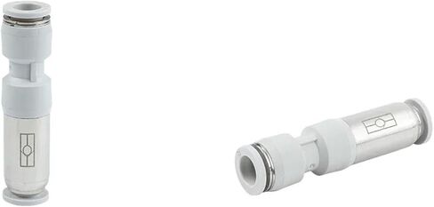 Pneumatic Check Valve Fitting Air Hose Connection 12 10 8 6 4mm Non-Return Pipe Quick Connector 5Pcs(SVPU10-10) in Saudi Arabia