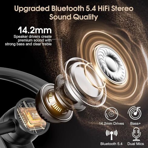 سماعة رأس Bluetooth ، سماعة أذن Bluetooth اللاسلكية مع ميكروفون لإلغاء الضوضاء في ENC ، سماعات أذن واحدة ، أذن خالية من اليدين للماء للأعمال/السائق ، HEI in Kuwait