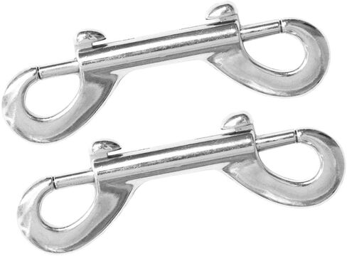 2pcs Heavy Duty Double End Snap Can Be Used As Latch Bucket Rack to Hang Feed Hay Bag Multi-Use Metals Snaps/1088 in Saudi Arabia
