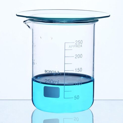 SHERCHPRY 10pcs 80mm Glass Laboratory Beaker Covers Chemistry Watch Glasses for Chemical Experiments Teaching Lab Glass Accessories in Saudi Arabia