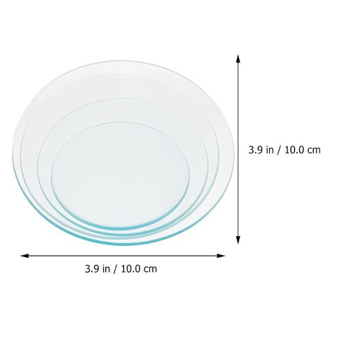 minkissy 8pcs Heat-Resistant Thickened Glass Watch Glass Set for Laboratory Teaching, School Science Experiments, Includes 60mm, 75mm, 90mm, 100mm Evaporating Dish in Saudi Arabia
