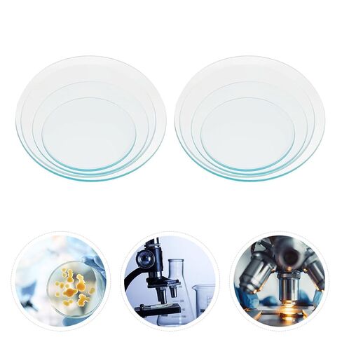 minkissy 8pcs Heat-Resistant Thickened Glass Watch Glass Set for Laboratory Teaching, School Science Experiments, Includes 60mm, 75mm, 90mm, 100mm Evaporating Dish in Saudi Arabia