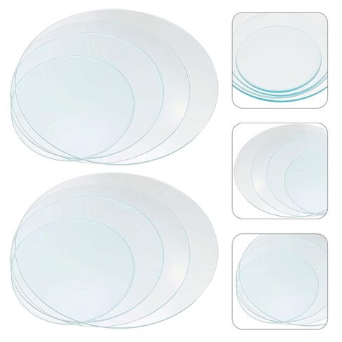 minkissy 8pcs Heat-Resistant Thickened Glass Watch Glass Set for Laboratory Teaching, School Science Experiments, Includes 60mm, 75mm, 90mm, 100mm Evaporating Dish in Saudi Arabia