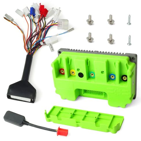 ND72300 Controller 72V Brushless DC Compatible with Fardriver, for Electric Motorcycle E-Bike Scooter Motor Speed Controllers Parts Sine Wave 300A Green Plug & Play in Kuwait