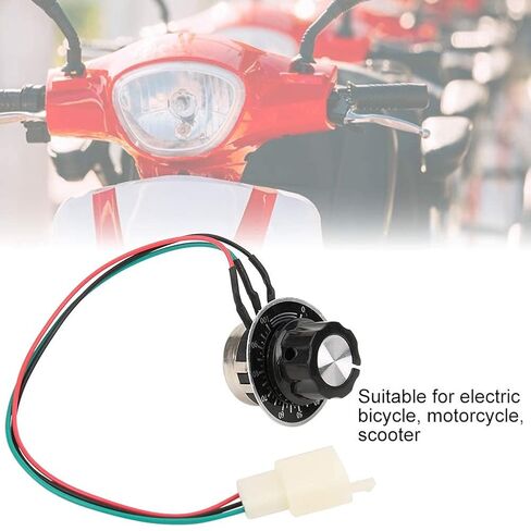 Speed Control Knob, Plastic Throttle Button Rotary Knob Accelerator Brushed Controller with Fixed Speed Rotary Regulator for Steering Handle Accelerator in Kuwait