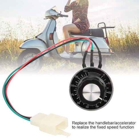 Speed Control Knob, Plastic Throttle Button Rotary Knob Accelerator Brushed Controller with Fixed Speed Rotary Regulator for Steering Handle Accelerator in Kuwait