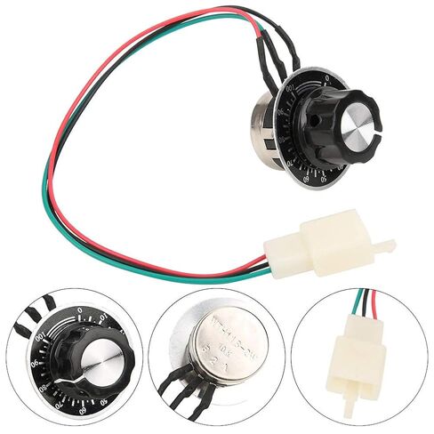 Speed Control Knob, Plastic Throttle Button Rotary Knob Accelerator Brushed Controller with Fixed Speed Rotary Regulator for Steering Handle Accelerator in Kuwait