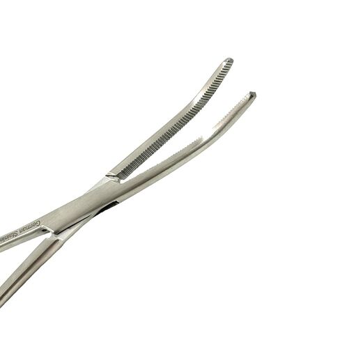 Premium German Stainless Ultimate Hemostat Forceps CLAMP Set, 2 Piece Straight + Curved (CYNAMED Brand) … in Saudi Arabia