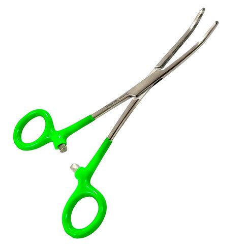Premium German Stainless Ultimate Hemostat Forceps CLAMP Set, 2 Piece Straight + Curved (CYNAMED Brand) … in Saudi Arabia