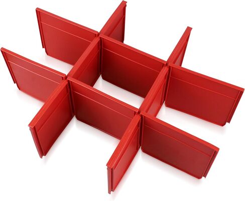 2026Upgrade 48-22-8472 Packout Divider/Organizer for Milwauke Packout 2 Drawer Tool Box Accessorie 1-pack red in Kuwait