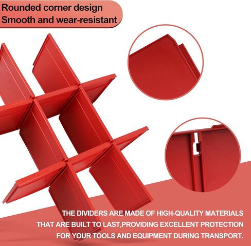 2026Upgrade 48-22-8472 Packout Divider/Organizer for Milwauke Packout 2 Drawer Tool Box Accessorie 1-pack red in Kuwait