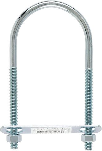 Hampton 0.31 in. S X 2-1/2 in. W X 5-1/4 in. L Coarse Zinc-Plated Steel U-Bolt - Total Qty: 10 in Saudi Arabia