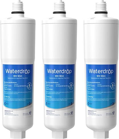 Waterdrop AP431 Replacement Cartridge for Aqua-Pure AP431 Hot Water Scale Inhibitor for AP430SS, Prevent Scale Accumulation and Protect Water Heaters, Pack of 3 in Saudi Arabia