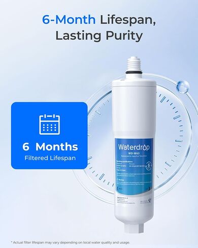 Waterdrop AP431 Replacement Cartridge for Aqua-Pure AP431 Hot Water Scale Inhibitor for AP430SS, Prevent Scale Accumulation and Protect Water Heaters, Pack of 3 in Saudi Arabia