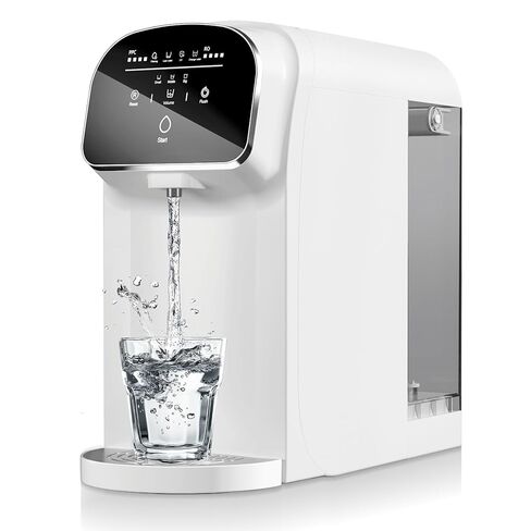 Aigerri UV Countertop Reverse Osmosis Water Filter, NSF/ANSI 372 Certified, 5-Stage RO Filtration System, 5: 1 Pure to Drain, No Installation, Portable Reverse Osmosis Purifier for Home, Kitchen in Kuwait