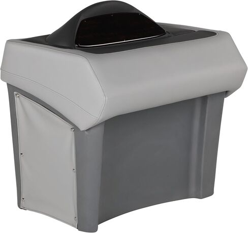 Lippert Rockport Series 34" Pontoon Helm Stand, Measures 34.5" L x 25" W x 34" H, Marine-Grade Vinyl, Stylish Upholstered Panels, Easy Installation, Fits Most Pontoons, River Rock – 20221094194 in Kuwait