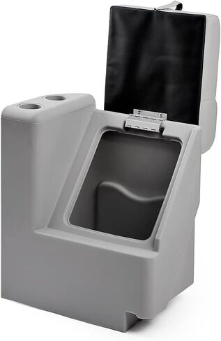DeckMate Complete Classic LeftLean Back Seat and Base - Gray, Red and Charcoal in Kuwait