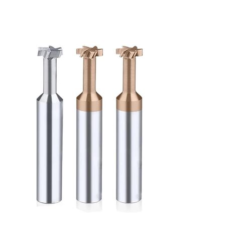 Carbide T Slot Milling Tools Metal Machining Tungsten Steel T-Groove End Mills 1pc(H2.5,UNCOATED-D6X50L) in Saudi Arabia