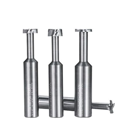 طحن T فتحة Endmill تصنيع المعادن 4 مم - 12 مم لقمة توجيه كربيد التنجستن (6 × 0.5 × 3 × 9.5 × 50) in Saudi Arabia