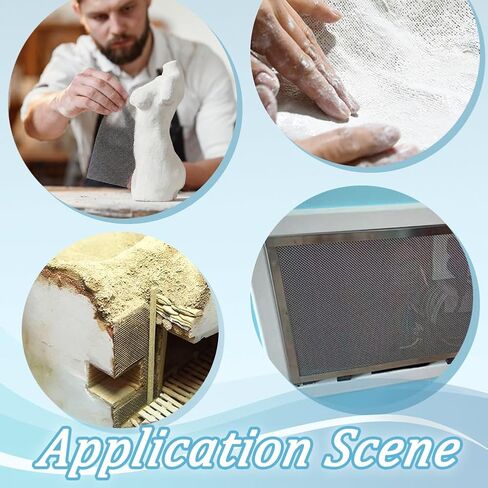 BENECREAT 19.7FT x 7.9IN Aluminum Wire Mesh for Arts and Craft, Sculpting Wire Mesh Roll Craft Wire Mesh for Clay Papier Mache DIY Art Projects in Kuwait