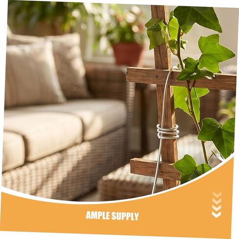 Mipcase 6 Rolls 1mm Diameter Silver Aluminum Wire for Flower Arrangement and Garland Crafts, Flexible Floral Wire for Sculpting, Plant Training, and DIY Decoration in Kuwait