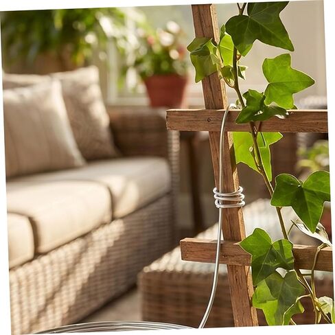 Mipcase 6 Rolls 1mm Diameter Silver Aluminum Wire for Flower Arrangement and Garland Crafts, Flexible Floral Wire for Sculpting, Plant Training, and DIY Decoration in Kuwait