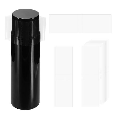 uxcell 100Pcs Heat Shrink Wrap Bands, 40x50mm(1.6x2 Inch) PVC Clear Perforated Shrink Bands, Seal Container for Bottles, Jars, Lip Gloss Tubes, Cans and Tins Fit Cap Diameter 1.1"-1.2" in Saudi Arabia
