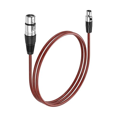 3-pin Mini XLR Female to XLR Female Microphone Audio Cable for Microphone, Camera, Audio Mixer, Amplifier（1M/3.2FT in Saudi Arabia