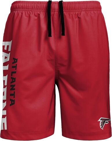 FOCO Atlanta Falcons NFL Mens Solid Wordmark Traditional Swimming Trunks in Saudi Arabia