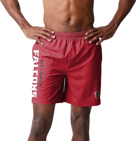 FOCO Atlanta Falcons NFL Mens Solid Wordmark Traditional Swimming Trunks in Saudi Arabia