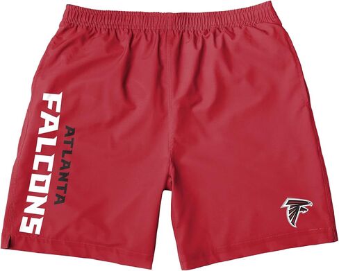 FOCO Atlanta Falcons NFL Mens Solid Wordmark Traditional Swimming Trunks in Saudi Arabia
