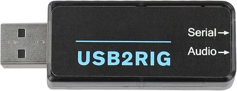 AUDIO2RIG Interface Adapter Isolated Audio Transformer Optocoupler USB for Sound Card PTT Control Compatible with for icom Jianwu Ham Radios Multi-System in Saudi Arabia
