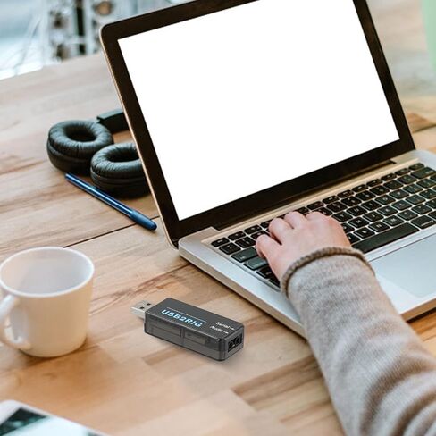 AUDIO2RIG Interface Adapter Isolated Audio Transformer Optocoupler USB for Sound Card PTT Control Compatible with for icom Jianwu Ham Radios Multi-System in Saudi Arabia