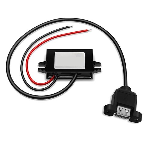 DC-DC 12V 24V to 5V 3A 15W Car DC Converter Type-C USB Step Down Voltage Power Supply Output Adapter(Single Ear USB_12V24V) in Saudi Arabia