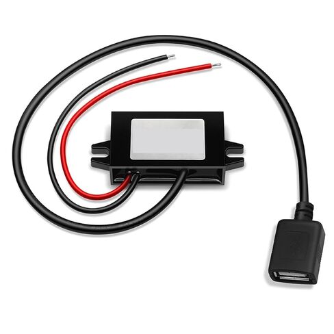 DC-DC 12V 24V to 5V 3A 15W Car DC Converter Type-C USB Step Down Voltage Power Supply Output Adapter(Single Ear USB_12V24V) in Saudi Arabia