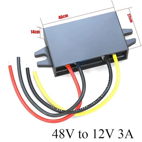24V 36V 48V 60V to 12V Voltage Converter 48v to 12v 1A-5A Power Supply Step Down Dc Regulator(48V to 12V 3A_20V-60V_12V) in Saudi Arabia