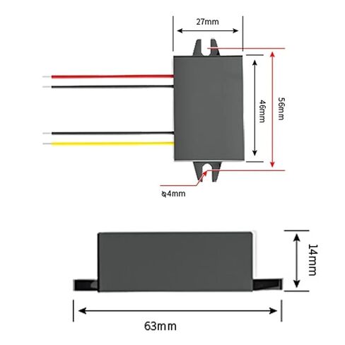 24V 36V 48V 60V to 12V Voltage Converter 48v to 12v 1A-5A Power Supply Step Down Dc Regulator(48V to 12V 3A_20V-60V_12V) in Saudi Arabia
