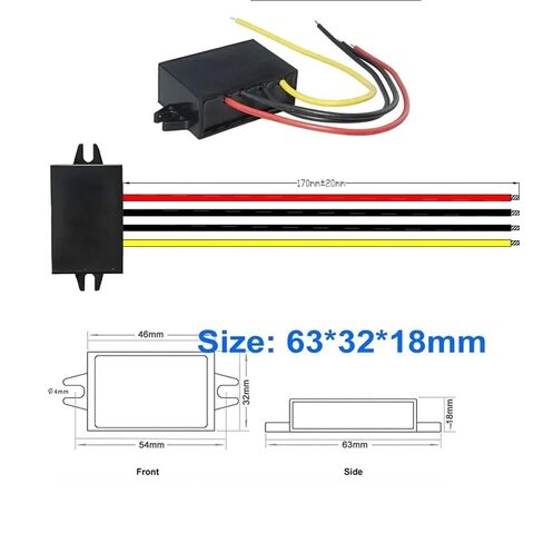24V 36V 48V 60V to 12V Voltage Converter 48v to 12v 1A-5A Power Supply Step Down Dc Regulator(48V to 12V 3A_20V-60V_12V) in Saudi Arabia