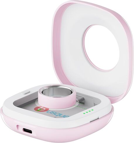 Portable Charging Case Compatible with Oura Ring 4 Charger, Fits All-Sized Ring Gen 4, Up to 10 Ring Charges,White (Official Charger NOT Included) in Kuwait
