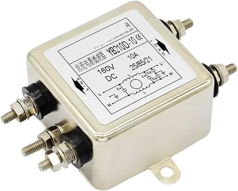 YB210D-1A 3A 5A 6A 10A 20A Single Section Bolt-On Type - 12V 24V 36V 48V 220VDC DC Power Filter(YB210D-60A) in Saudi Arabia