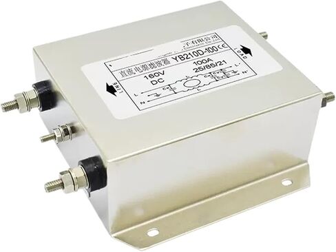 YB210D-1A 3A 5A 6A 10A 20A Single Section Bolt-On Type - 12V 24V 36V 48V 220VDC DC Power Filter(YB210D-60A) in Saudi Arabia